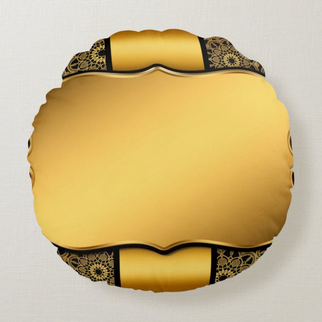 Achtergrond afbeelding goud lijst rond kussen (Voorkant)