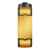 Achtergrond afbeelding goud lijst thermosbeker (Voorkant)