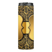 Achtergrond afbeelding goud lijst thermosbeker (Achterkant)