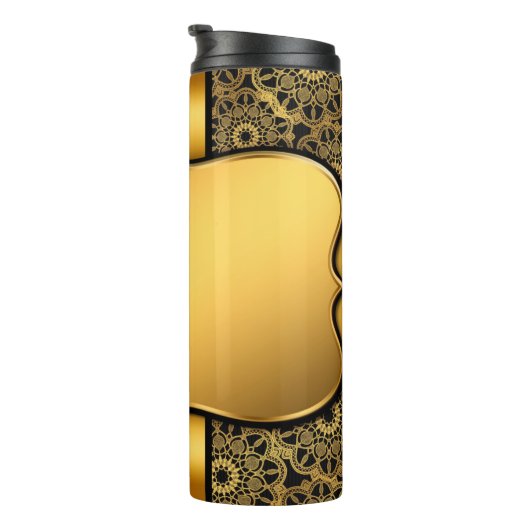 Achtergrond afbeelding goud lijst thermosbeker (Geroteerd rechts)