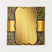 Achtergrond afbeelding goud lijst wandkleed (Voorkant (horizontaal))
