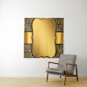 Achtergrond afbeelding goud lijst wandkleed (In Situ (horizontaal))