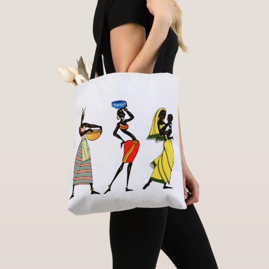 Achtergrond Afrikaanse vrouwen Tote Bag (Dichtbij)