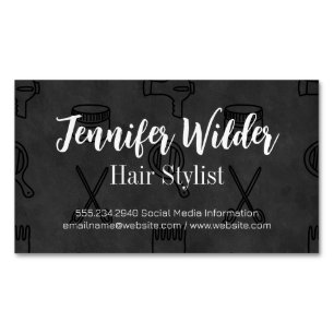 Achtergrond als kapper magnetisch visitekaartje