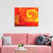 Achtergrond Antiek draden Canvas Afdruk (Insitu (Woonkamer))