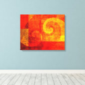 Achtergrond Antiek draden Canvas Afdruk (Insitu (Houten vloer))