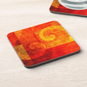 Achtergrond Antiek draden Drankjes Onderzetter