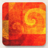 Achtergrond Antiek draden Drankjes Onderzetter (Voorkant)