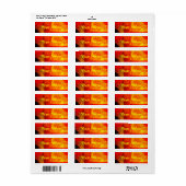 Achtergrond Antiek draden Etiket (Full Sheet)