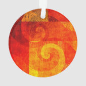 Achtergrond Antiek draden Ornament (achterkant)