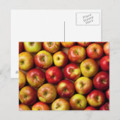 Achtergrond appelen briefkaart (Voorkant / Achterkant)