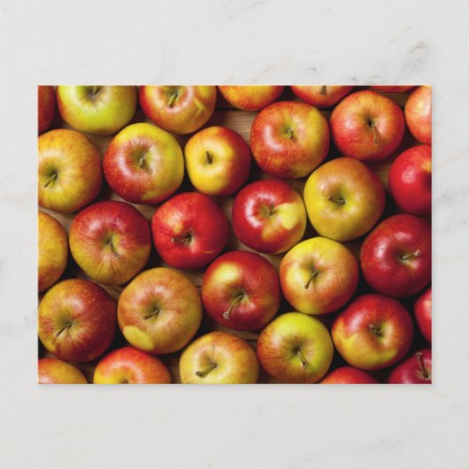 Achtergrond appelen briefkaart (Voorkant)