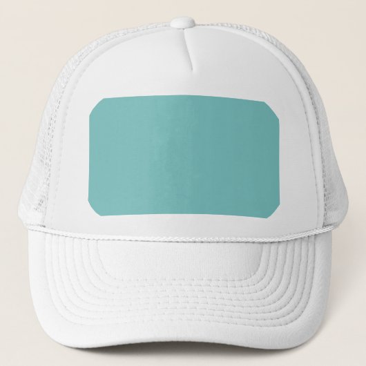 Achtergrond Aqua Sky. Elegant Mode Kleur Trucker Pet (Voorkant)