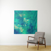 Achtergrond aquarelschildering wandkleed (In Situ (horizontaal))