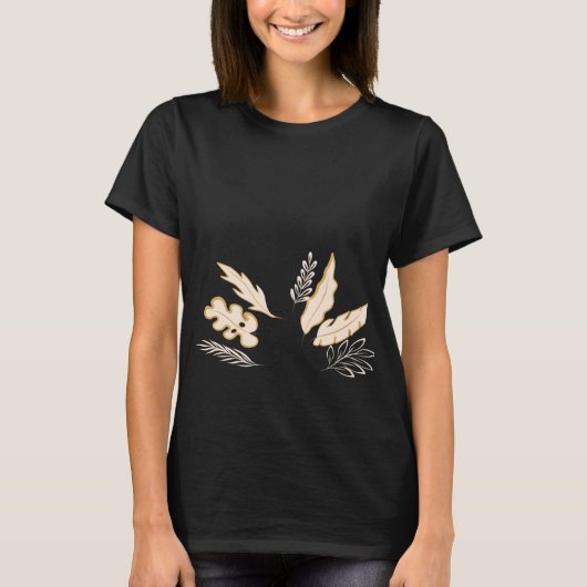 Achtergrond arrangement t-shirt voor vrouwen (Voorkant)