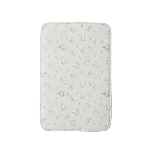 achtergrond baby badmat (Voorkant Verticaal)