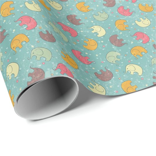 achtergrond baby cadeaupapier (Rol Hoek)