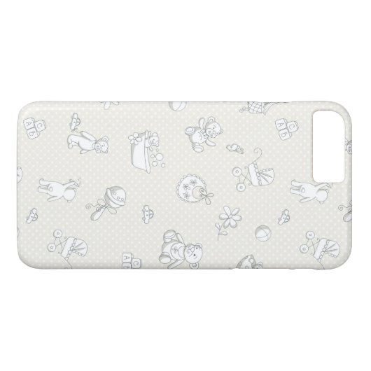 achtergrond baby Case-Mate iPhone case (Achterkant (Horizontaal))