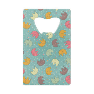 achtergrond baby creditkaart flessenopener