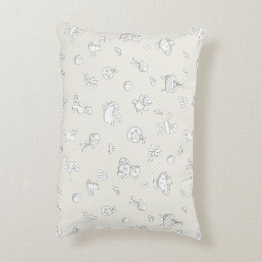 achtergrond baby decoratief kussen (Achterkant (Verticaal))