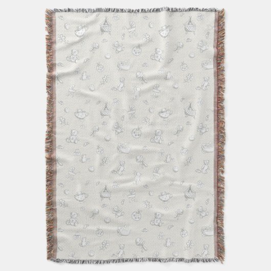 achtergrond baby deken (Voorkant Verticaal)