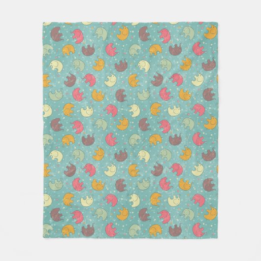 achtergrond baby fleece deken (Voorkant)