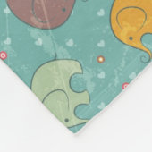 achtergrond baby fleece deken (Hoek)