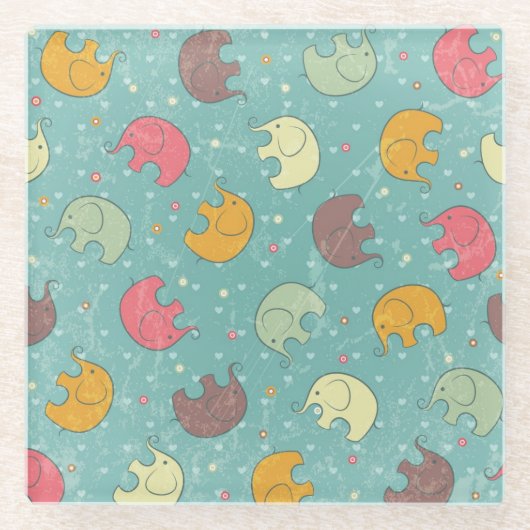 achtergrond baby glazen onderzetter (Voorkant)