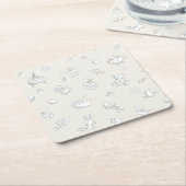 achtergrond baby kartonnen onderzetters (Schuin)