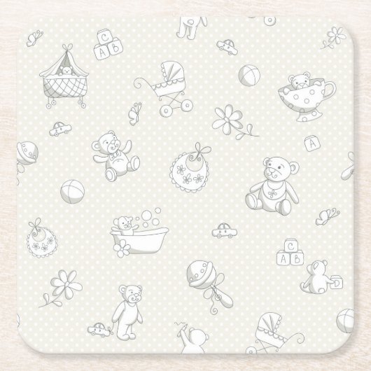achtergrond baby kartonnen onderzetters (Voorkant)