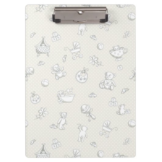 achtergrond baby klembord (Voorkant)