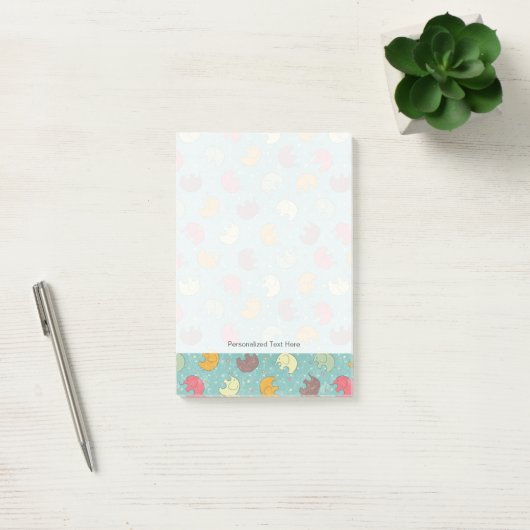 achtergrond baby post-it® notes (Kantoor)
