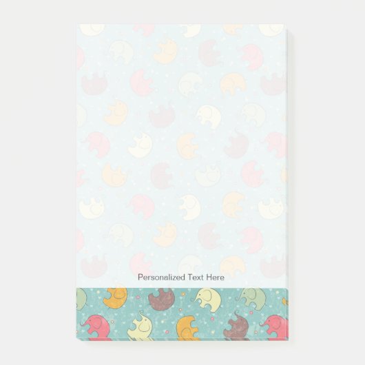 achtergrond baby post-it® notes (Voorkant)