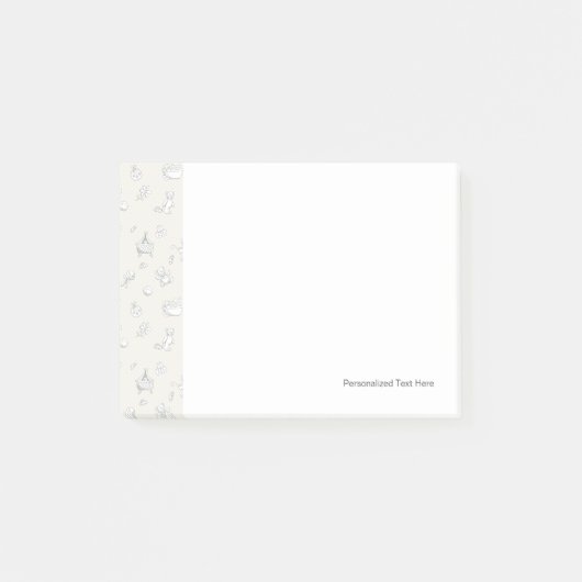 achtergrond baby post-it® notes (Voorkant)