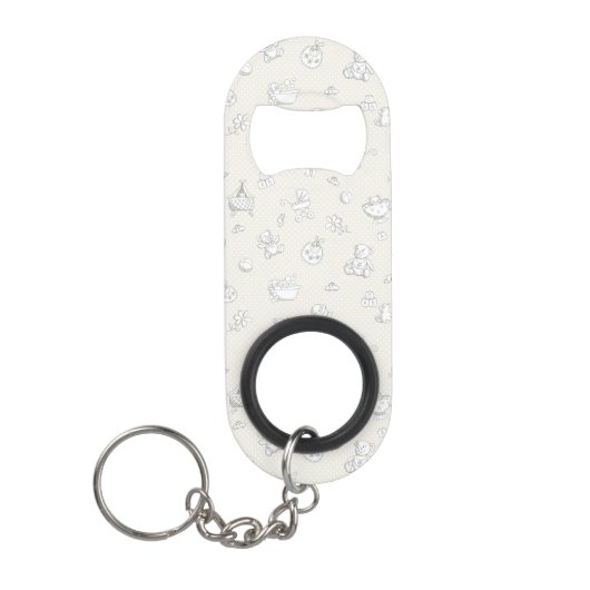 achtergrond baby sleutelhanger flessenopener (Voorkant)