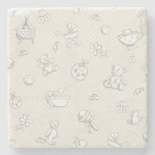 achtergrond baby stenen onderzetter