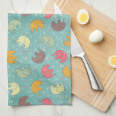 achtergrond baby theedoek (Quarter Fold)