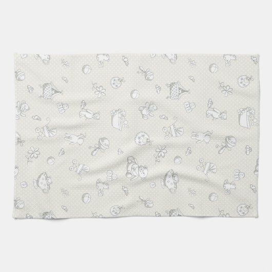 achtergrond baby theedoek (Horizontaal)