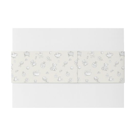 achtergrond baby uitnodigingen wikkel (Achterkant Voorbeeld)