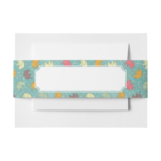 achtergrond baby uitnodigingen wikkel (Voorkant Voorbeeld)