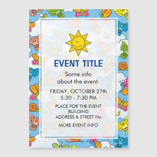 Achtergrond babydieren (Voorkant)