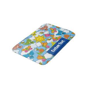Achtergrond babydieren badmat