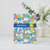 Achtergrond babydieren briefkaart (Staand voorkant)