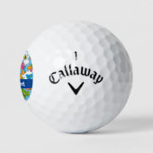Achtergrond babydieren golfballen (Logo)