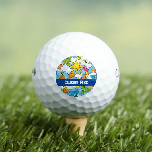 Achtergrond babydieren golfballen (Insitu Shirt)