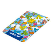 Achtergrond babydieren magneet (Linkerzijde)