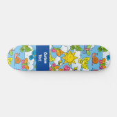 Achtergrond babydieren persoonlijk skateboard (Horizontaal)