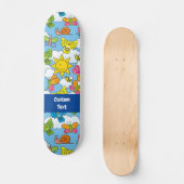 Achtergrond babydieren persoonlijk skateboard (Voorkant)