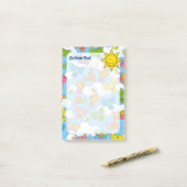 Achtergrond babydieren post-it® notes (Op bureau)