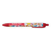Achtergrond babydieren rode inkt pen (Bodem)